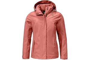 ‎SCHÖFFEL Schöffel Damen Jacket Gmund L, wind- und wasserdichte Regenjacke, atmungsaktive Outdoor Jacke, Wanderjacke mit verstaubarer Kapuze