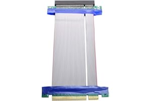 chenyang PCIE Riser Cable PCI-E Express 8X to 8X Male to Female Slot Riser Extender Card Ribbon Flexible Cable 20cm