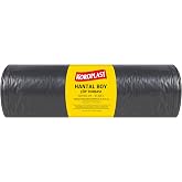 Koroplast End&uuml;striyel Hantal Boy Siyah &Ccedil;&ouml;p Poşeti 10'lu 100x150 cm, Yırtılmaz & Sızdırmaz, &Ccedil;ift Katlı, Geri D&ouml;n&uuml;şt&uuml;r&uuml;lebilir 