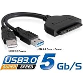 4537 Usb 3.0 2.5' In&ccedil; Sata Ssd Hdd Hard Disk &Ccedil;evirici D&ouml;n&uuml;şt&uuml;r&uuml;c&uuml; Adapt&ouml;r Kablosu