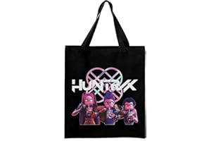 KEVRDRT Bolsa de Tela Dem0n Hun-ters, Tote Bag Tela con Estampado de Hunt-rix, 35x40 cm, Reutilizable Bolsas Tela, Regalo Original Mujer y para Fans del Anime