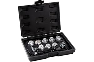 aleto Kit de 11 pièces de test de lumière Noid, testeur d'injecteur de carburant, kit de testeur d'injecteur de carburant