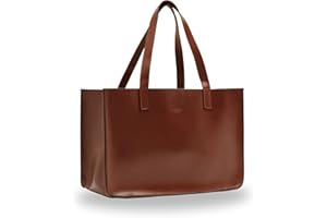 Gusti Shopper Leder Agatha – Große Damen Handtasche in Schwarz, geräumige Ledertasche für Uni & Büro mit AirTag-Fach, ideal als Shopper oder Tote Bag, stilvolle Tasche für Damen