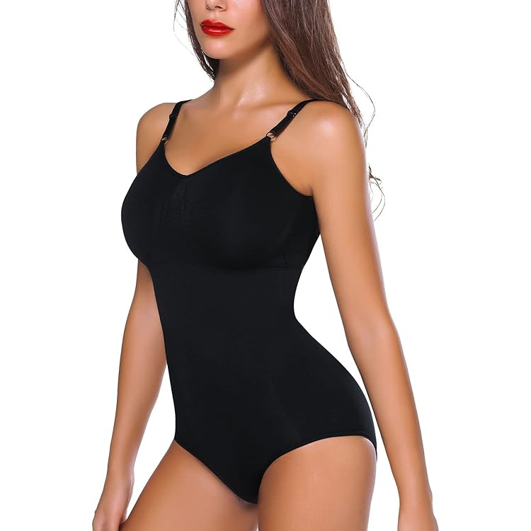 Lingerie Remodelante Qualité Body Gainant Femme Ventre Plat Dos Nu - Soutien -gorge Intégré Push-up Sans Coutures Noir Sol Lora Body