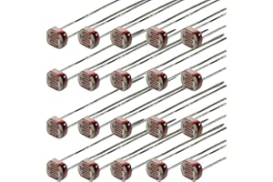NEDENGGHY 20 Pcs Photoresistor Diodes Photo Light Sensitive Resistors LDR Resistors Photo Light Sensitive Sensors for DIY and Experiments 5537 GL5537
