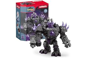 SCHLEICH ELDRADOR Creatures | Schatten Master-Roboter 42557 mit Mini Creature | mit Schussfunktion, Geheimversteck, drehbarem Oberkörper | Geschenkidee für Kinder ab 7 Jahren | 17 Teile
