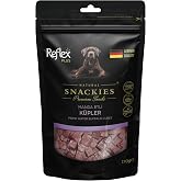 Reflex Plus Snackies Natural Manda Etli K&uuml;pler Premium K&ouml;pek &Ouml;d&uuml;l Maması 170 g