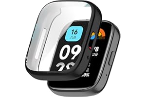 Tyogeephy Etui kompatybilne z Redmi Watch 3 active/watch 3/3 Lite, osłona ekranu, miękka obudowa z TPU do Redmi Watch 3 active/watch 3/3 Lite