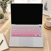 McStorey MacBook Air 13 Retina T&uuml;rk&ccedil;e Q Klavye Koruyucu UK Ters L Enter | A1932 A2179 A2337 M1 Uyumlu | Silikon Keyboard Cove