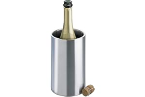 LITEXPRESS Isosteel VA-9568 Seau à glace en inox 18/8 double paroi et extérieur mat brossé