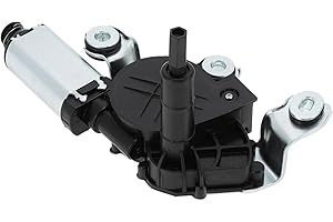 Partuto No.5J9955711 Rear Windscreen Wiper Motor for Skoda Fabia Mk2 Combi 545 2007-2014 for Skoda Roomster 5J7 2006-2015 4 Pin Rear Windshield Wiper Motor No.5J7955711/5J9955711A
