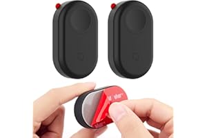 SKYARMOR Waterproof Silicone Case Holder with Adhesive Sticker for Galaxy Smarttag2, 2 Pack Hidden GPS Tracker Stick on Mount Protection Cover for Wallet, Luggage, Car, Bike, Remote Control Drone