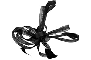 LONTG Epingle à Cheveux Mariage Elégant Fascinator Plume de Banquet Soirée Cocktail Fête Halloween Carnaval Chapeau Mariage Nuptial Bandeau Coiffure Accessoires pour Mariée Demoiselle d'honneur