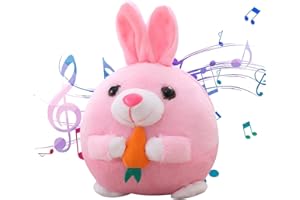 Shxiuminy Pet Plush Toy,Dog Ball Bouncing Toy For Pets,Cats,Small And Medium Dogs (Pink)