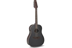 Applause elakustisk gitarr – Jump Dark Matter 12 String – 12-strängad – lock i massiv gran – botten i ovangkol – matt