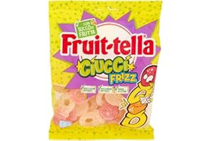 Fruittella Ciucci Frizz Caramelle Gommose, Gusto Frutti Assortiti con Succo di Frutta, Senza Glutine, Formato Busta da 175 gr