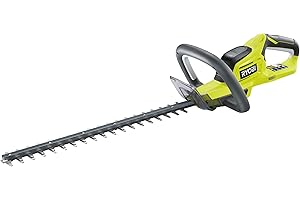 Ryobi OHT1845 Tagliasiepi a Batteria 18V ONE+, Impugnatura Ergonomica con Meno Vibrazioni, Affilatura Lama Diamantata, Batteria Non Inclusa, Lama 45cm