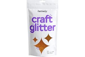 Hemway rame olografico Craft glitter 100g 3,5 once Ultra Fine/Fine Extra 1/128" .008" 0.2MM per Arte e Mestieri Bicchieri di carta di vetro Decorazioni fai da te progetti