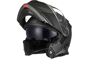 ORIGINE Casco Moto Modulare Bluetooth Omologato ECE2206 Voice Dial Casco Moto Chiamata Vivavoce