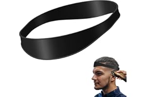 CORTNEY Banda Curva de Corte de Pelo, Banda de Corte de Pelo Curvada de Silicona, Guía de Corte de Pelo para Hombres, Banda de Corte de Pelo para El Hogar