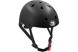 LANOVAGEAR Casco Skate Casco Bicicleta Casco niños con CE Certifiacdo 2-14 años Unisex Adultos Jovenes Ninos Casco Patinete para Skate Ciclismo Patinaje Skateboard