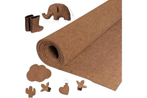 Yuragim Filzrolle Filzstoff, Filz Meterware 30cmx250cmx3mm Filz Stoff Bastelfilz Dekofilz Taschenfilz Filzmatte für DIY Aufbewahrungstasche Filzunterlage Patchwork Nähen Basteln (Braun)