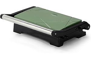 Tognana Iridea, Tostiera Mini Grill con termostato, verde salvia