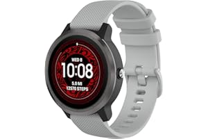 Wownadu pasek kompatybilny z Garmin Vivoactive 3, kompatybilny z Garmin Forerunner 245 zamiennik silikonowego paska sportowego dla kobiet, mężczyzn, pasek (bez trackera)