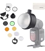 Diffusore Per Flash Da 180mm - Morbida Luce Da Studio - Foto 4