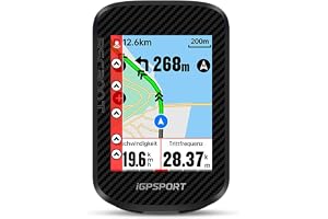 iGPSPORT BSC300T GPS cykeldator trådlös, pekskärm och knappar MAP-navigering träningsfunktion Bluetooth ANT+