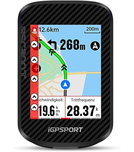 iGPSPORT BiNavi Air Fahrradcomputer Kabellos, GPS 3,0″ Touchscreen