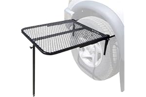 VIOLK Portable Car Tire Picnic Table, Folding Camping Table, Outdoor Lightweight Dining Table Adjustable Height, for RV Camping, Outdoor Adventure