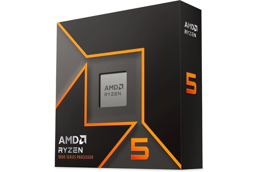 Amazon listing image: AMD Ryzen 5 9600X Desktop Processor with Integrated Radeon Graphics, 6 cores 12 Threads 32…
