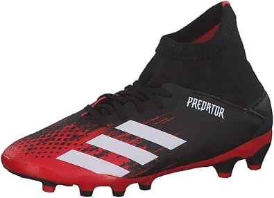adidas Predator 20.3 MG Kids Football Boot Black/White/Red | A\u0026A Sport