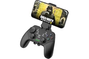 Joso Wireless Mobile Gaming Controller für iOS, Android, iPad, Tablet, PC, Telefon-Controller für iPhone 14/13/12/11, Galaxy S22/21, Android Handys, COD Mobile, Genshin Immpact, Cloud Gaming