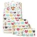 Produktbild CAMTOP Mädchen Schulrucksack Canvas Rucksack Set für Mädchen Teenager 3-In-1 Schulrucksack (Katze weiß)