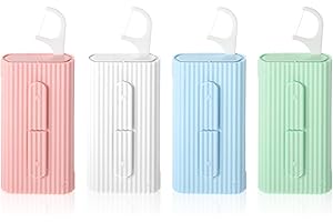 WLLHYF Przenośny futerał na nić dentystyczną, automatyczny organizer na wytrychy do nici dentystycznej, podróżny dozownik irygatora, etui do przechowywania, pudełka do wielokrotnego napełniania,