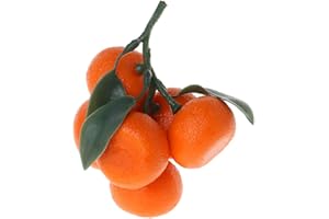 WT-DDJJK Realistic Lifelike Artificial Tangerine Fruit Oranges Fake Display Food Decor Home Party Decor