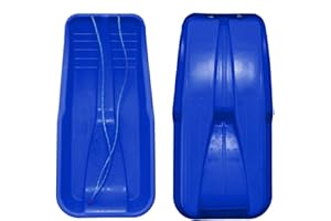 simpa Heavy Duty Cannon Winter Sports Plastic Snow Sledge Tobaggan - Choose from 4 Colours!