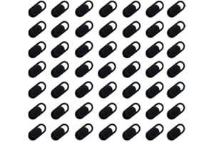 Treki 50 Stück Laptop Webcam Abdeckung [ 5mm Loch ] Ultra Dünn Kamera Abdeckung Schieber, Ipad Camera Cover für MacBook Handy Notebook Tablet zum Schutz der Privatsphäre [18 x 9 x 0,7mm]