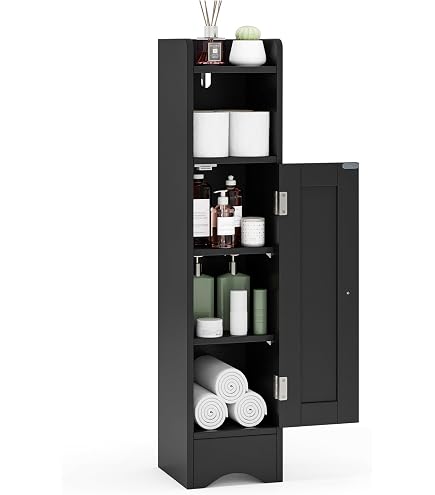 LIFEZEAL Meuble Colonne de Salle de Bain avec étagère réglable sur 3 Niveaux, Armoire de Rangement Gain de Place, 2 Portes, Marron | Leroy Merlin LIFEZEAL Meuble Colonne de Salle de Bain avec étagère réglable sur 3 Niveaux, Armoire de Rangement Gain de Place, 2 Portes, Marron | Leroy Merlin