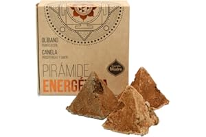 Aromasenses.- Incienso Natural Ecológico Pirámide Energética Sagrada Madre (Olíbano - Canela)