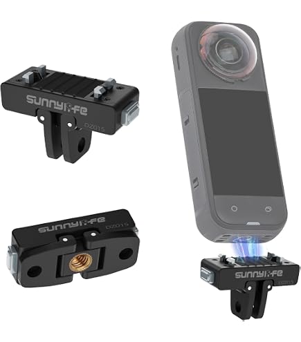 Plaque De Fixation Rapide Neewer CA139 Pour Insta 360 X4/X5 - Adaptateur QR Pour Trépied En Aluminium