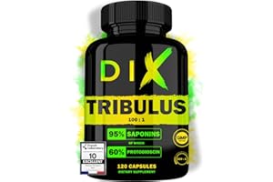 DIX TRIBULUS TERRESTRIS ✗ Alta Concentración 100:1 ✗ Rendimiento Deportivo ✗ 95% Saponinas ✗ 60% Protodioscina ✗ Testado y Certificado ✗ Sin Micotoxinas ✗ Alto Contenido de Activos ✗ Empresa Francesa ✗