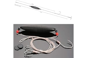 MIKADO CARP Mikado CAT Welsmontage Wallervorfach 1,75m/Ø1,0mm mit Unterwasserpose 30g, Drilling und Einzelhaken