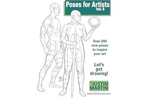 Poses for Artists Volume 6: An essential reference for figure drawing and the human form. (Inspiring Art and Artists, Band 6)