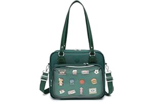 CHERRY SAUCE Oxford Ita Bag Crossbody-Tasche Umhängetasche Messenger Rucksack Mehrzweck-Pins Display