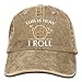 Produktbild This is How I Roll Funny Math Science Physics Novelty Sarcastic Unisex Denim Fabric Baseball Cap Hat Adjustable Snapback Peak Cap