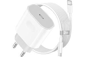 SUNRSON Ładowarka USB C do iPhone 16 16e 15/16 15 Pro/16 15 Pro Max/16 15 Plus, 35 W USB C adapter z kablem 2 m do ładowania do iPada Pro/Air 2024, USB C, zasilacz sieciowy, wtyczka do szybkiego ładowania