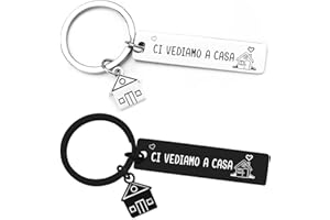 Aonveki Portachiavi Coppia Casa, Regalo Coppia San Valentino Anniversario Compleanno Natale per Lui e Lei, Regali di Inaugurazione della Casa per Moglie Marito